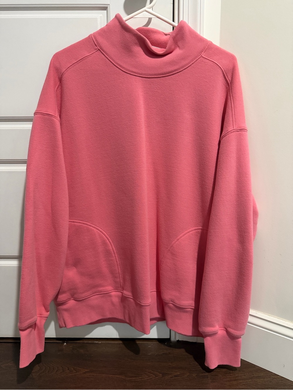 OFFLINE by Aerie Cloud Fleece Oversized Mock Neck Sweatshirt - Pink - S